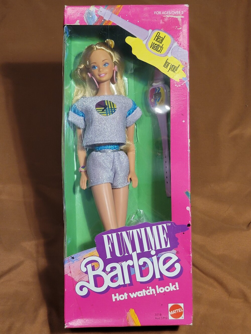 NIB 1986 Funtime Barbie Model 3718